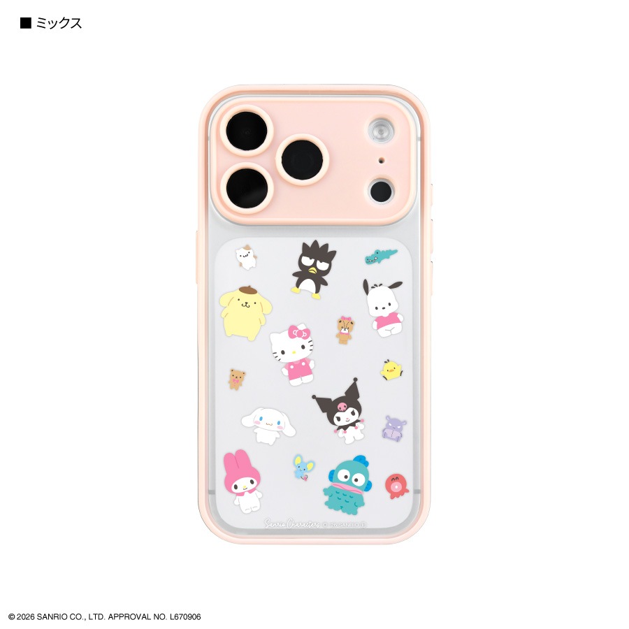サンリオキャラクターズ IIIIfit プランプフレーム iPhone18 Pro / 17 Pro 対応 ケース