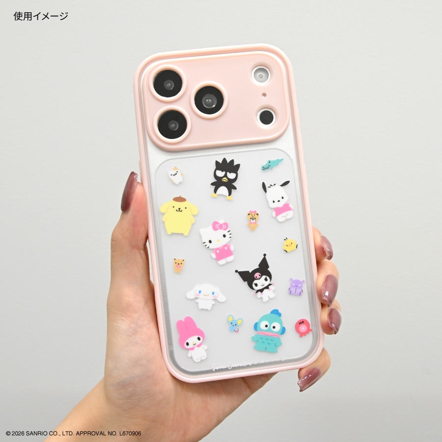 サンリオキャラクターズ IIIIfit プランプフレーム iPhone18 Pro / 17 Pro 対応 ケース