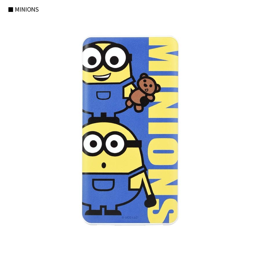 『怪盗グルー／ミニオンズ』シリーズ USB/USB Type-C 4000mAh リチウムイオンポリマー充電器 2.1A