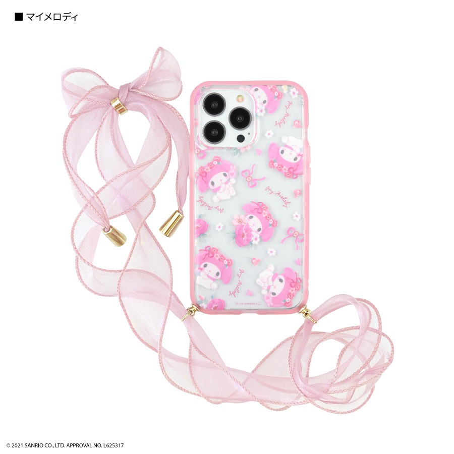 サンリオキャラクターズ　IIIIfit Loop Ribbon iPhone13 Pro対応ケース
