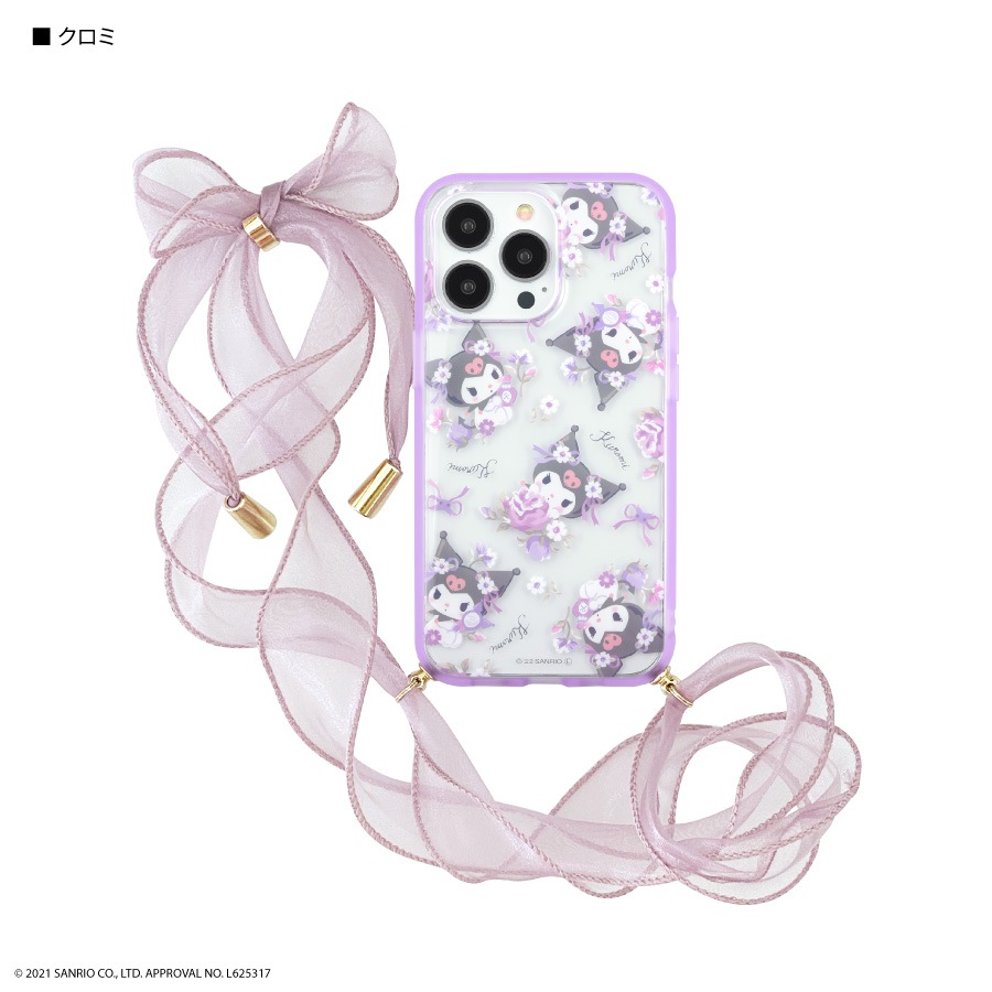 サンリオキャラクターズ　IIIIfit Loop Ribbon iPhone13 Pro対応ケース
