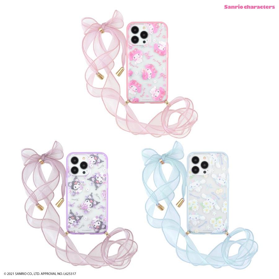 サンリオキャラクターズ　IIIIfit Loop Ribbon iPhone13 Pro対応ケース