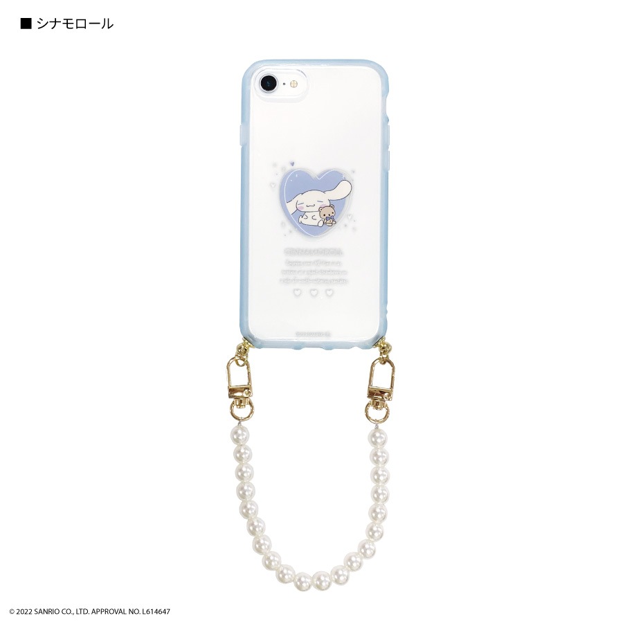 サンリオキャラクターズ IIIIfit Strap_Pearl iPhoneSE(第3世代/第2世代)/8/7/6s/6対応 ケース