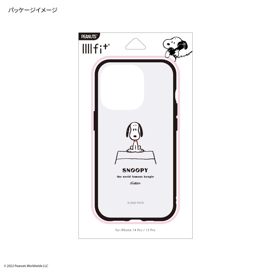 ピーナッツ IIIIfit iPhone14 Pro / 13 Pro 対応 ケース