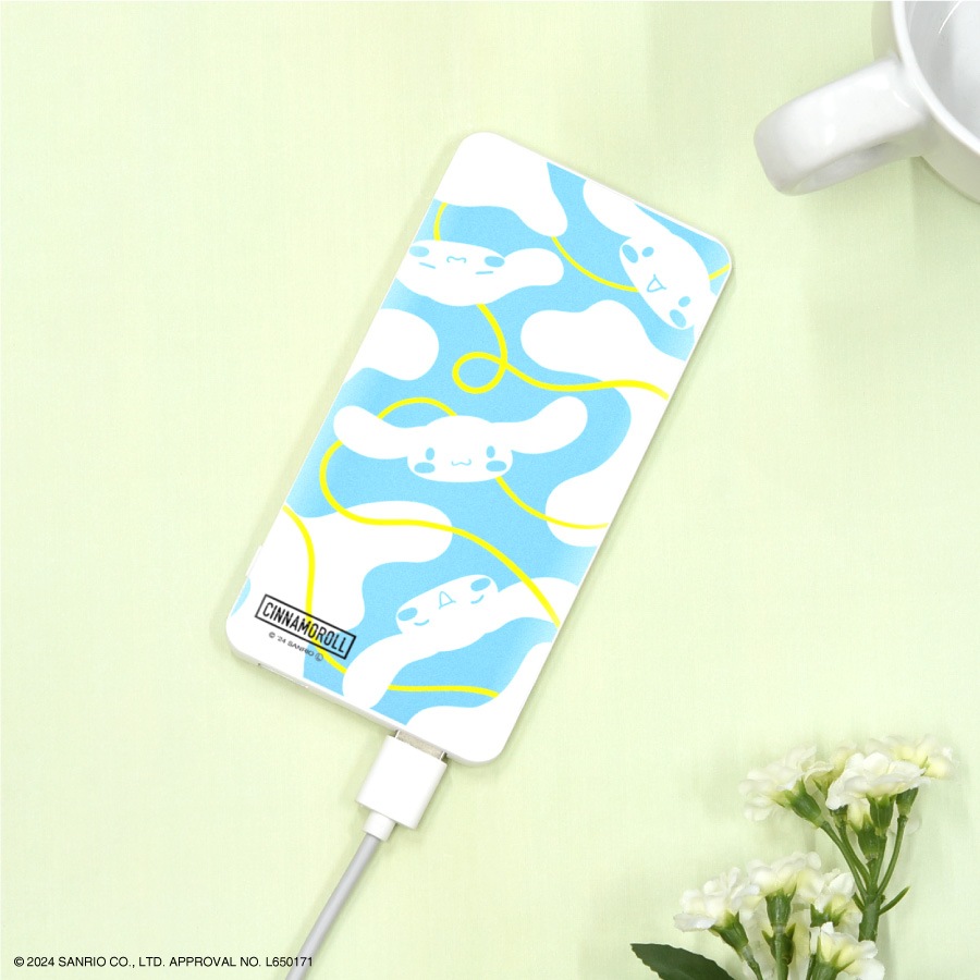 シナモロール Modern USB / USB Type-C 4000mAh リチウムイオンポリマー 充電器 2.1A