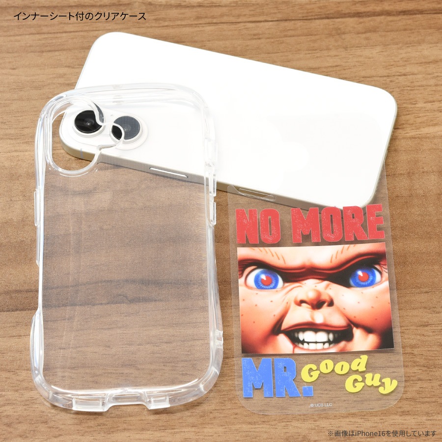 CHUCKY iPhone16 Pro 対応 クリスタルクリアケース