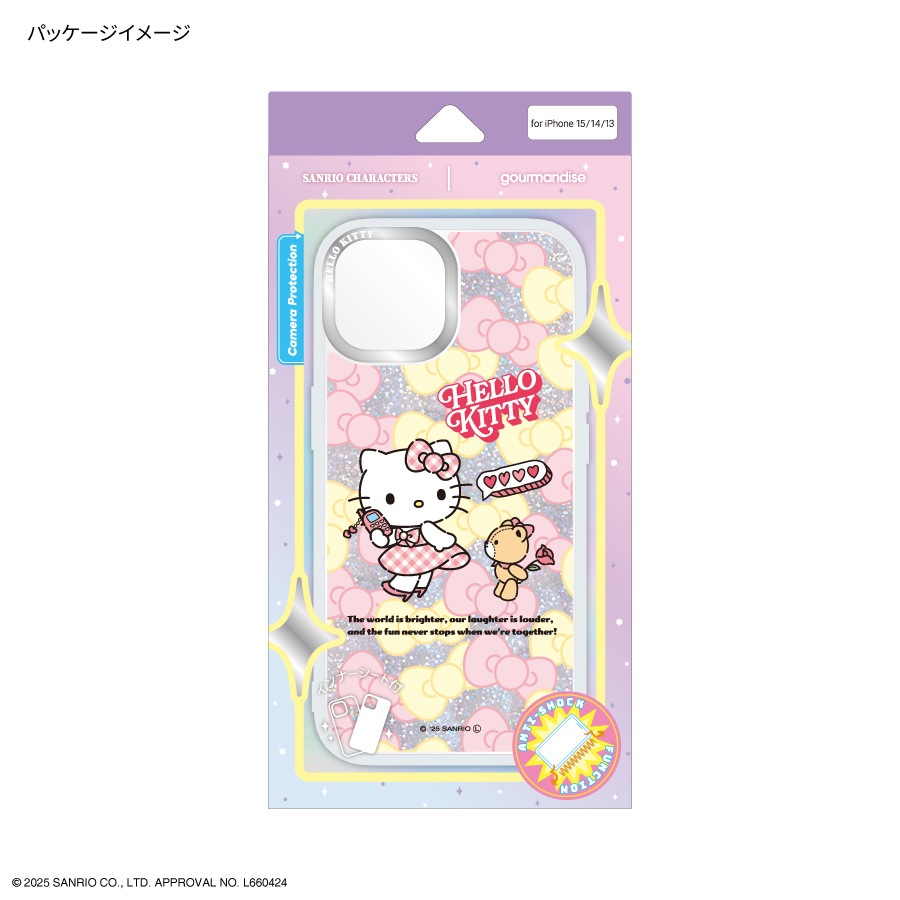 サンリオキャラクターズ Camera Frame iPhone 15 / 14 / 13 対応 ケース