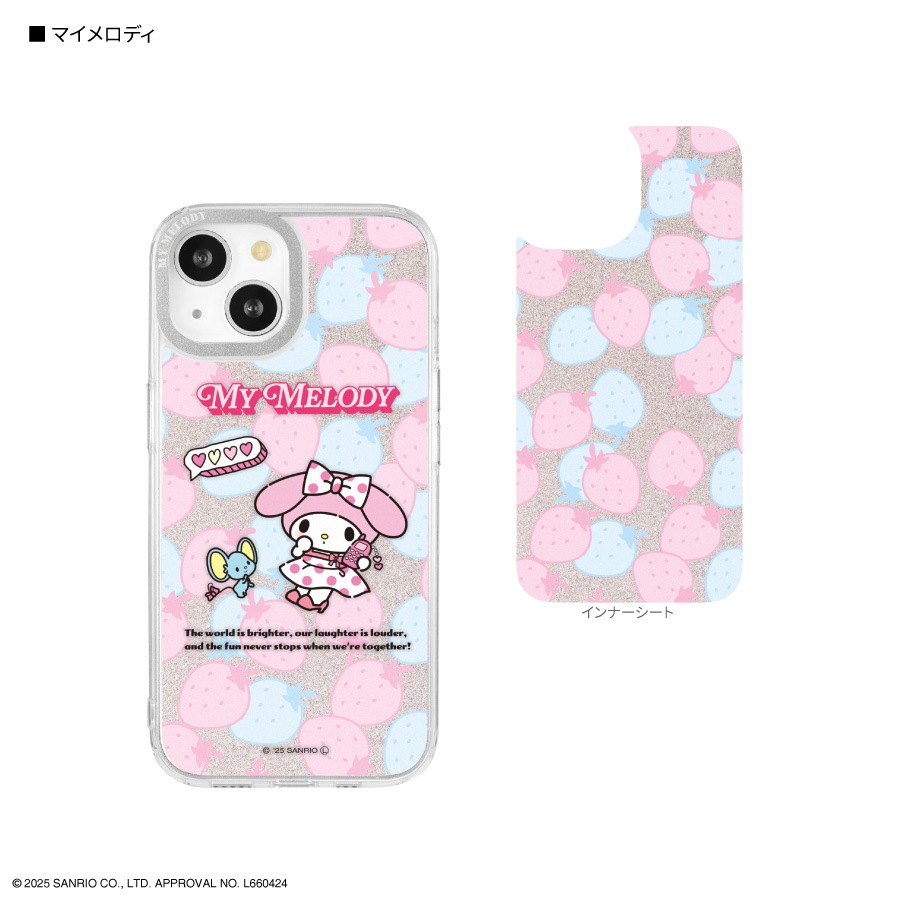 サンリオキャラクターズ Camera Frame iPhone 15 / 14 / 13 対応 ケース