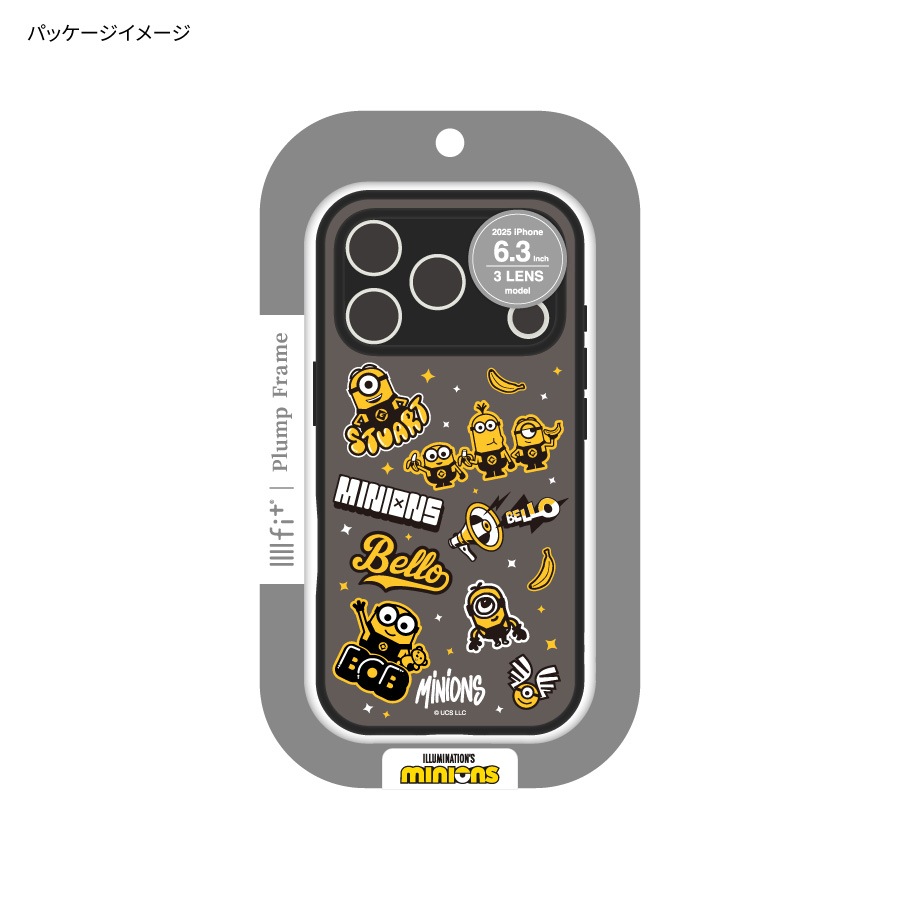 『怪盗グルー／ミニオンズ』シリーズ IIIIfit プランプフレーム iPhone17 Pro 対応 ケース