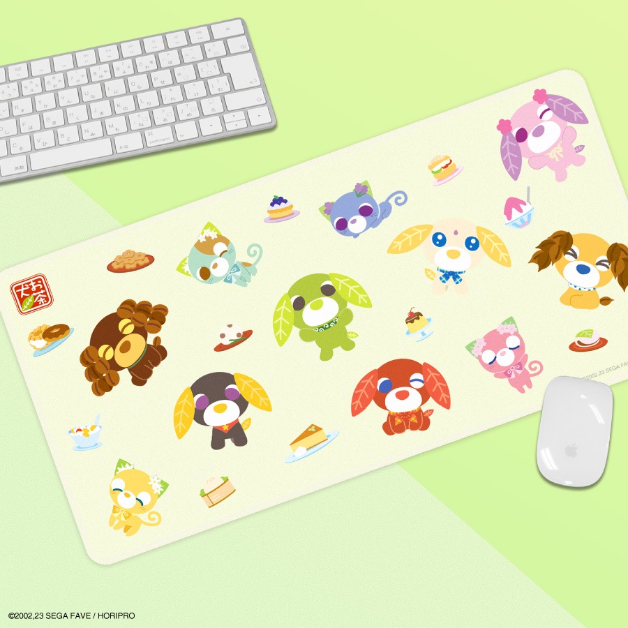 お茶犬 デスクマット