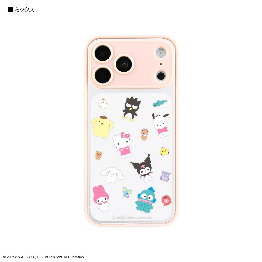 サンリオキャラクターズ IIIIfit プランプフレーム iPhone18 Pro Max