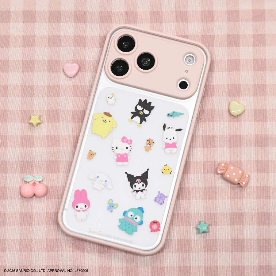サンリオキャラクターズ IIIIfit プランプフレーム iPhone18 Pro Max / 17 Pro Max 対応 ケース