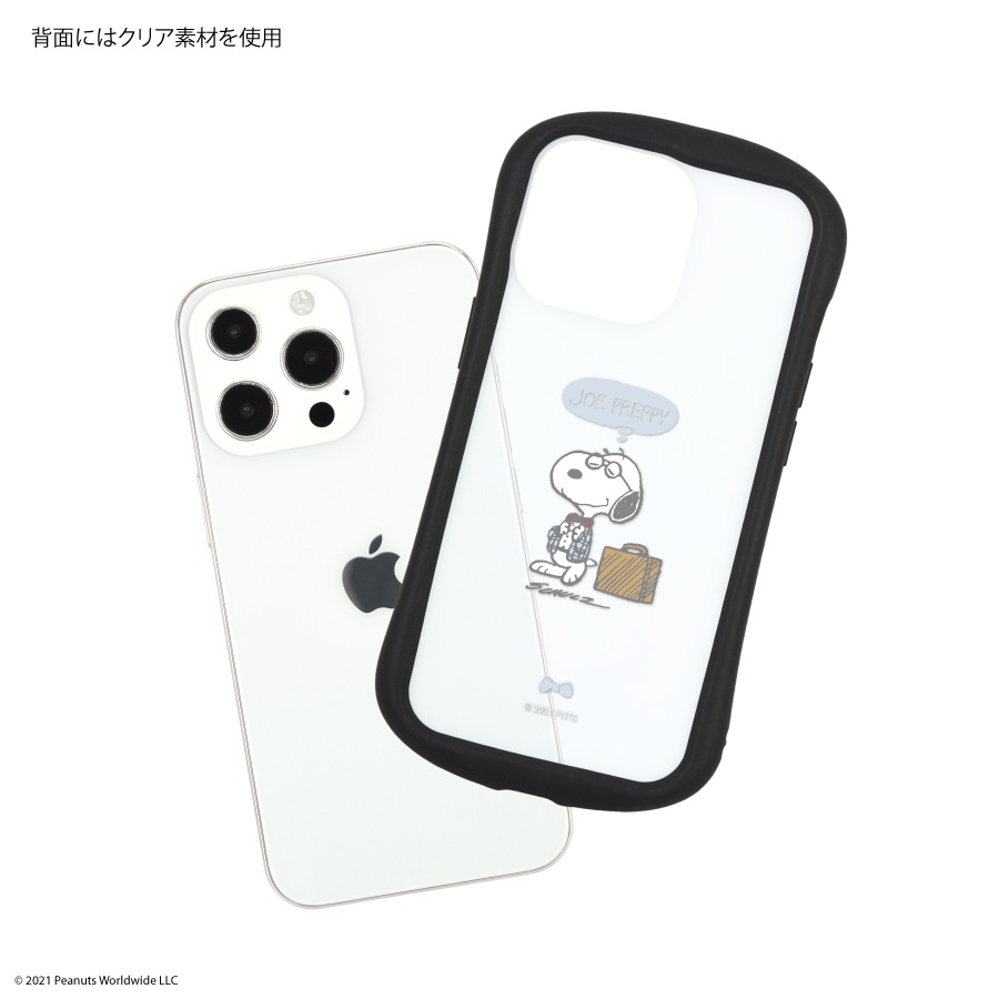 ピーナッツ　iPhone13 Pro対応ハイブリッドクリアケース