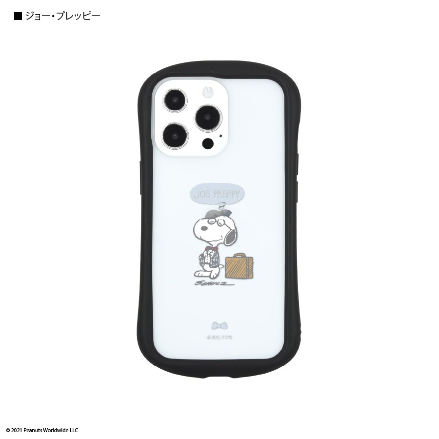 ピーナッツ　iPhone13 Pro対応ハイブリッドクリアケース