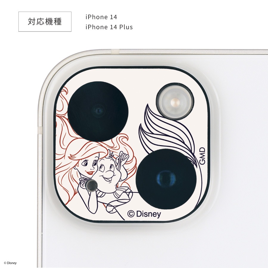 ディズニーキャラクター ／ iPhone14 / 14 Plus 対応 カメラカバー