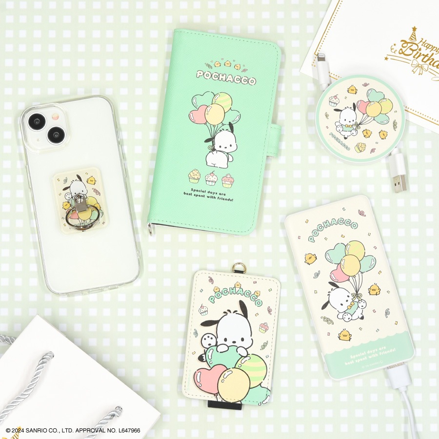 ポチャッコパーティ USB / USB Type-C 4000mAh リチウムイオンポリマー充電器 2.1A