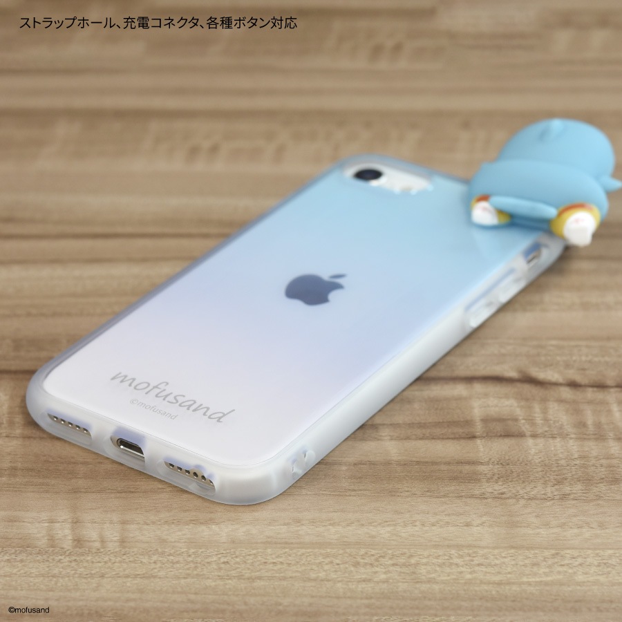 mofusand フレーム IIIIfit Clear iPhoneSE(第3世代/第2世代)/8/7/6s/6 対応 ケース