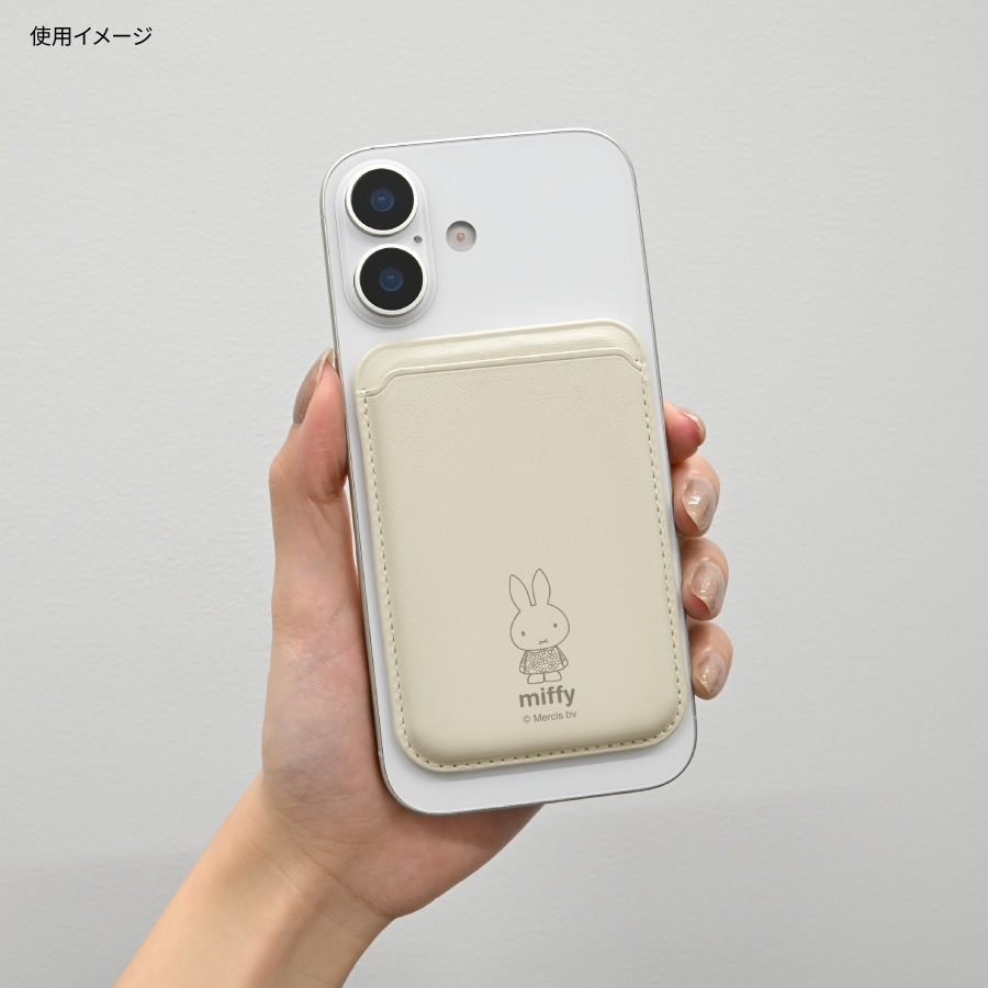 ミッフィー MagSafe 対応 カードウォレット