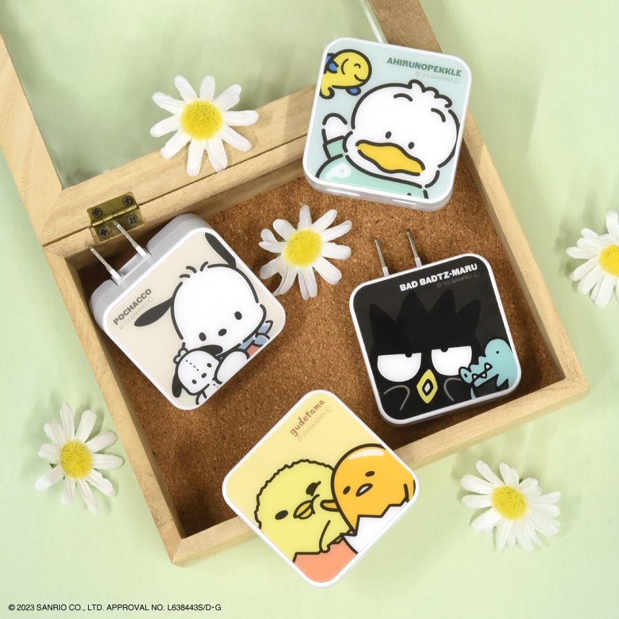 サンリオキャラクターズ USB / USB Type-C ACアダプタ
