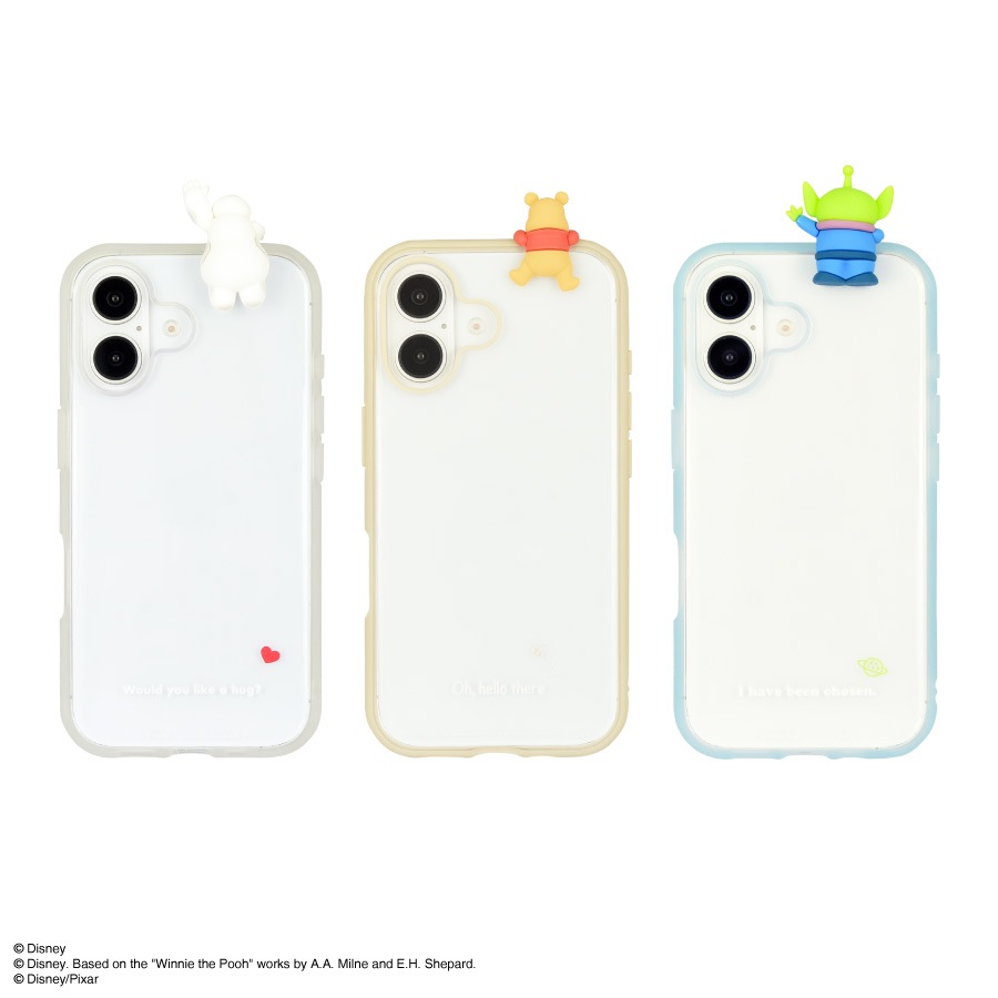 ディズニーキャラクター、ピクサーキャラクター ／ フレーム IIIIfit Clear iPhone16 対応 ケース