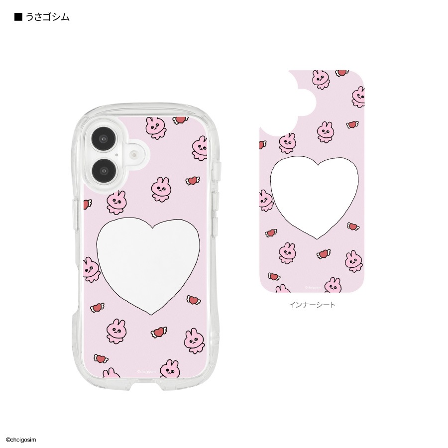 チェゴシム iPhone16 対応 クリスタルクリアケース | た行