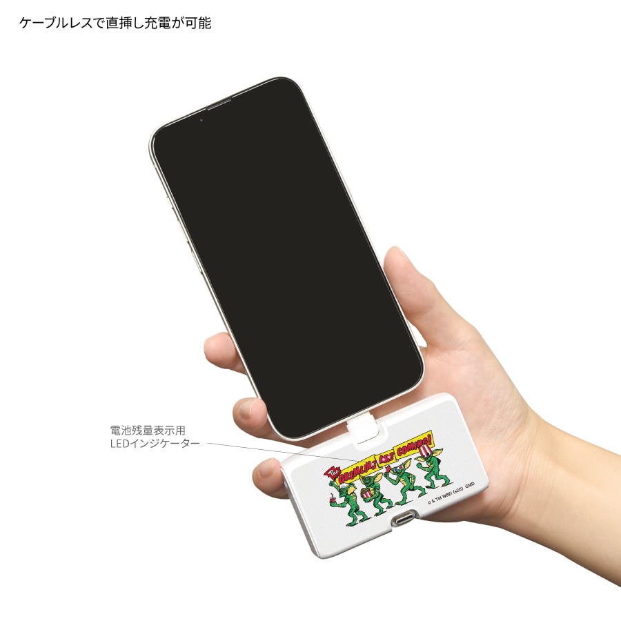 グレムリン Lightning / Type-C コネクタ付き リチウムイオン充電器