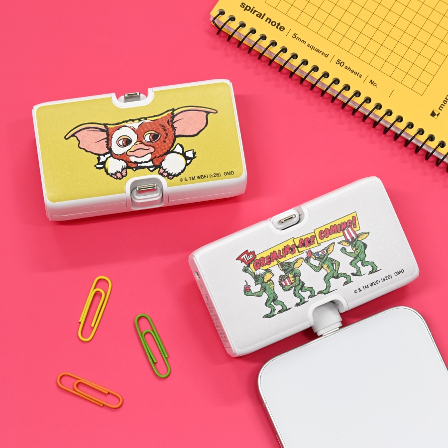グレムリン Lightning / Type-C コネクタ付き リチウムイオン充電器
