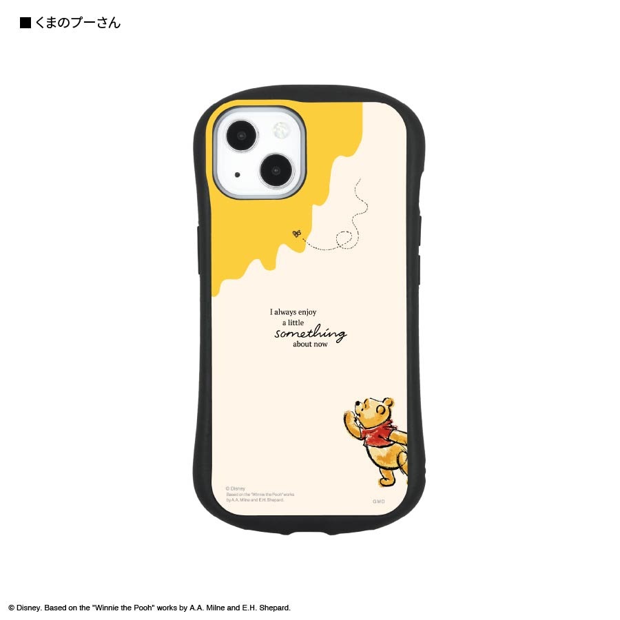 ディズニーキャラクター／iPhone13対応 ハイブリッドガラスケース