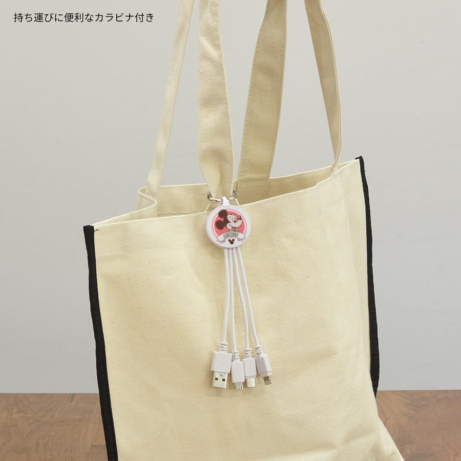 ディズニーキャラクター ／ マルチ充電ケーブル