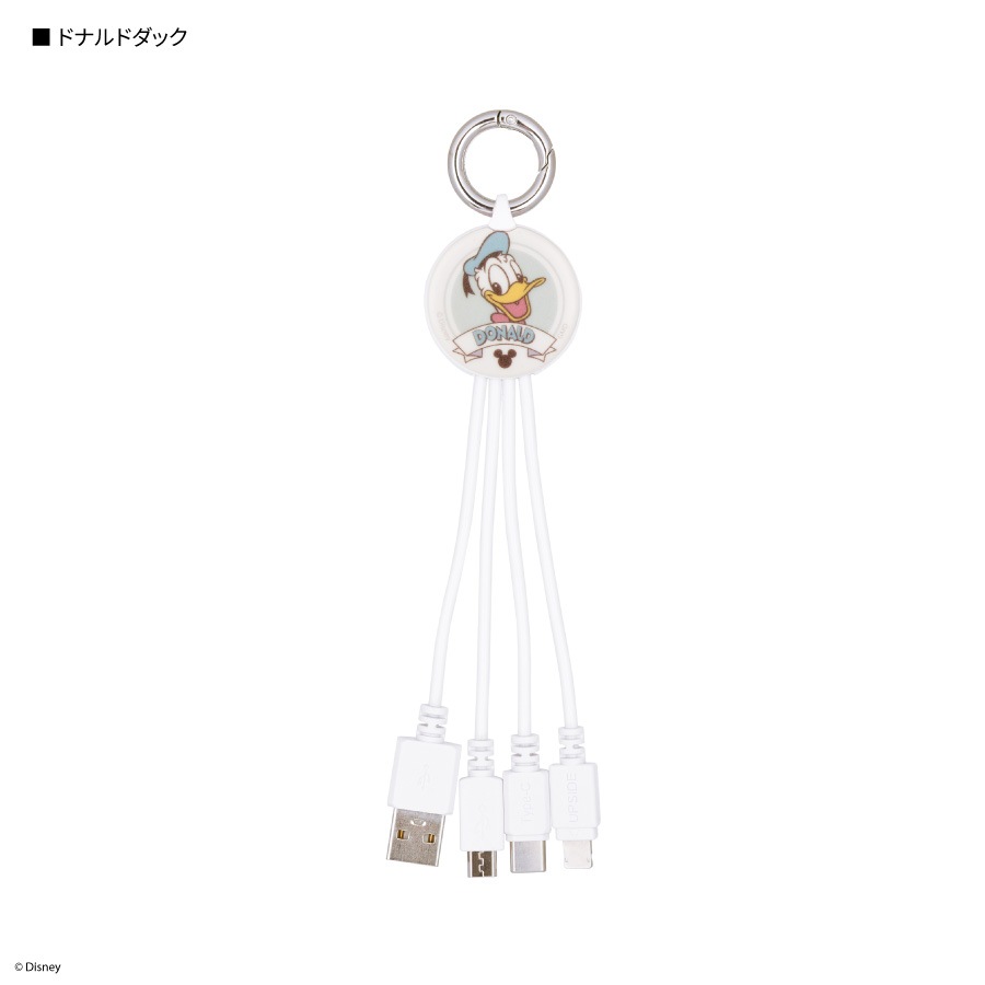 ディズニーキャラクター ／ マルチ充電ケーブル