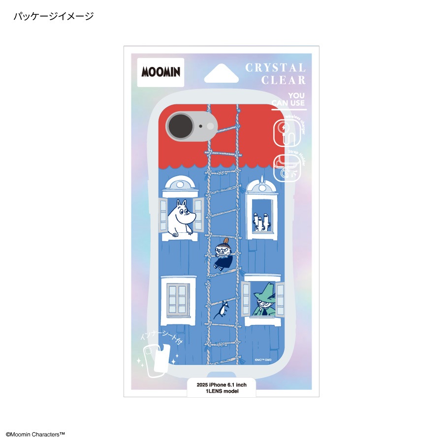 ムーミン iPhone16e 対応 クリスタルクリアケース | アイテムから探す