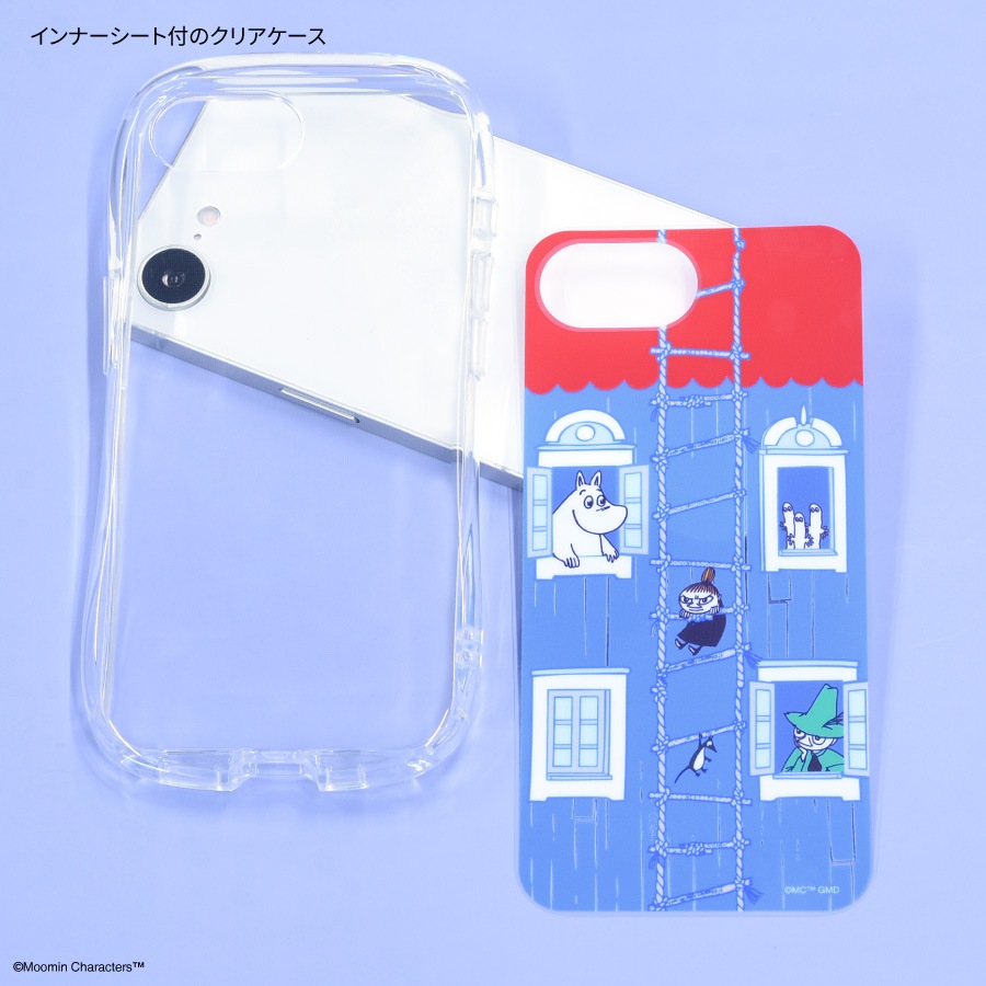 かーみん ムーミン iPhone16e 対応 クリスタルクリアケース | アイテム