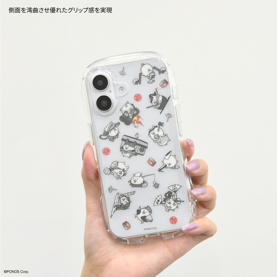 にゃんこ大戦争 iPhone16 対応 クリスタルクリアケース | アイテムから