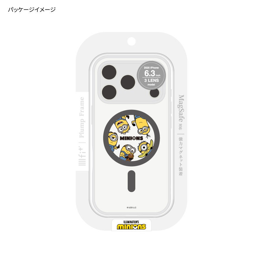 『怪盗グルー／ミニオンズ』シリーズ IIIIfit プランプフレーム iPhone17 Pro MagSafe 対応 ケース