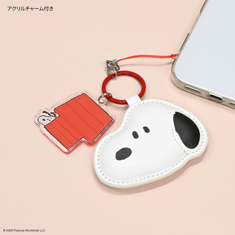ピーナッツ スヌーピー モバイル PU レザーストラップ