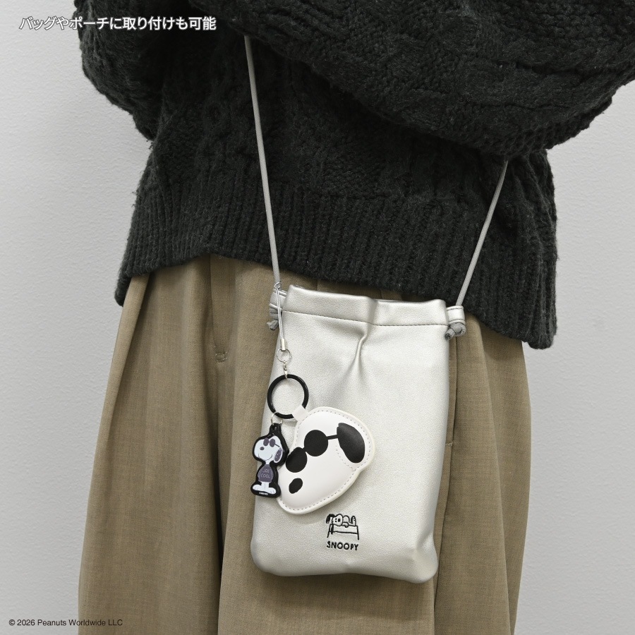 ピーナッツ スヌーピー モバイル PU レザーストラップ