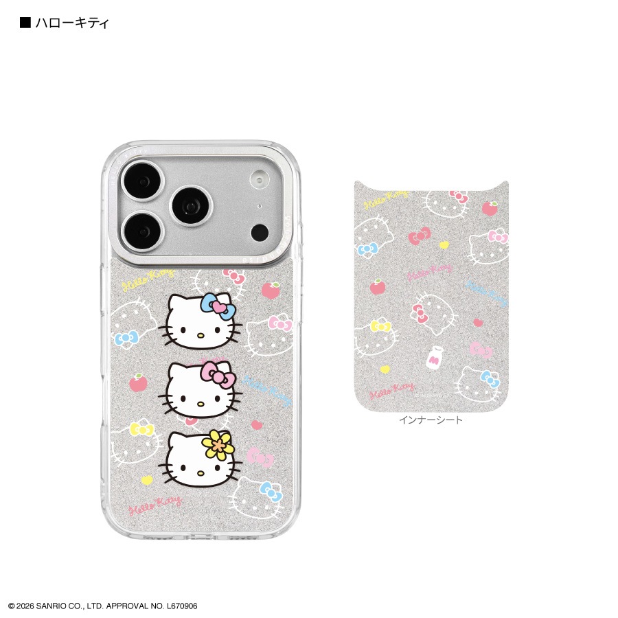 9月下旬発売予定 サンリオキャラクターズ Camera Frame iPhone18 Pro