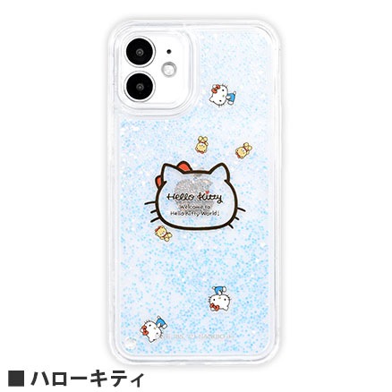 サンリオキャラクターズ　iPhone12 mini対応 グリッターケース