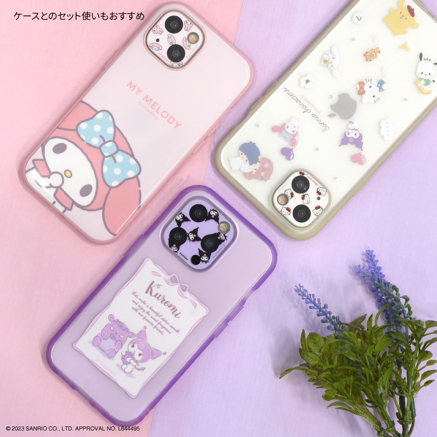 サンリオキャラクターズ iPhone15 / 15 Plus / 14 / 14 Plus 対応 カメラカバー