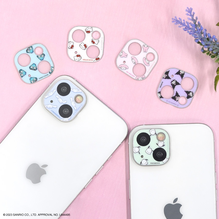 サンリオキャラクターズ iPhone15 / 15 Plus / 14 / 14 Plus 対応 カメラカバー