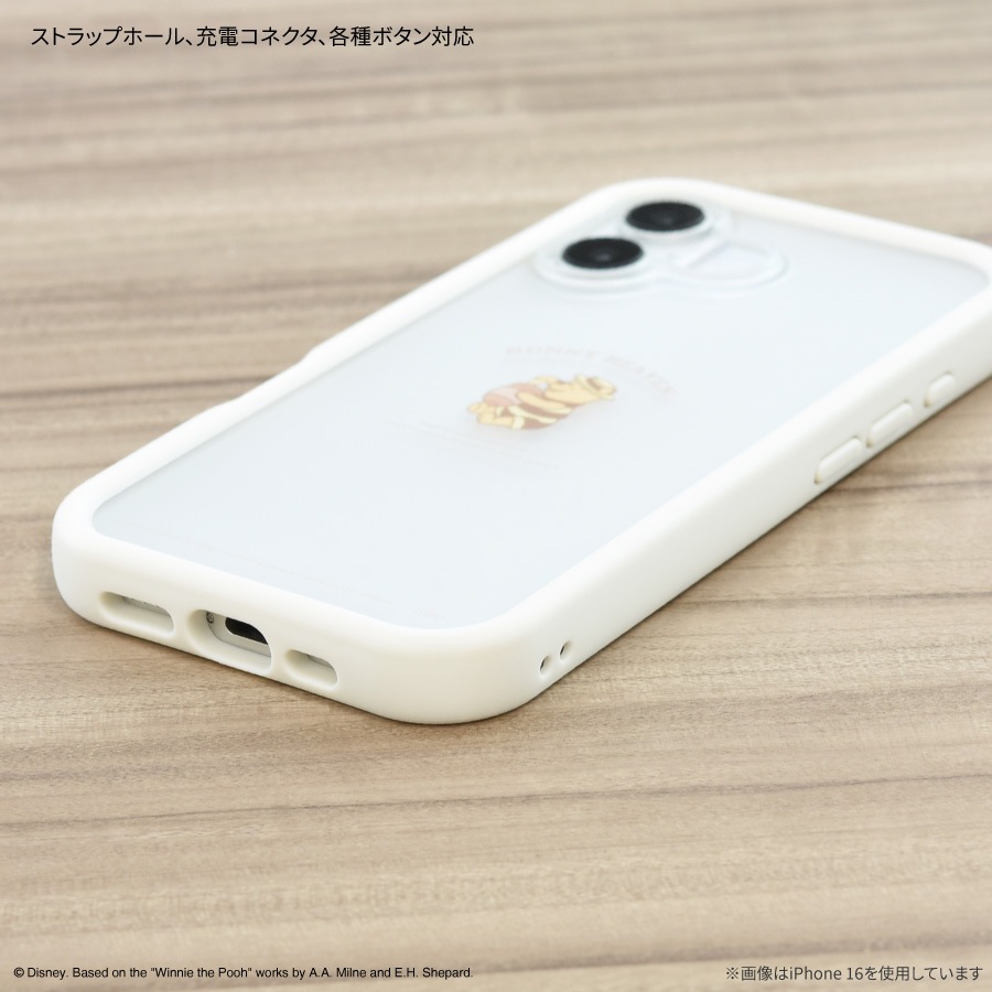 ディズニーキャラクター ／ iPhone16 Pro 対応 プランプフレームケース