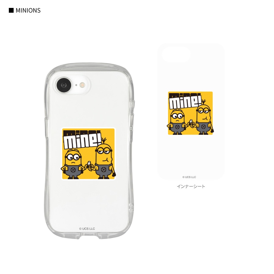 『怪盗グルー／ミニオンズ』シリーズ iPhone16e 対応 クリスタルクリアケース