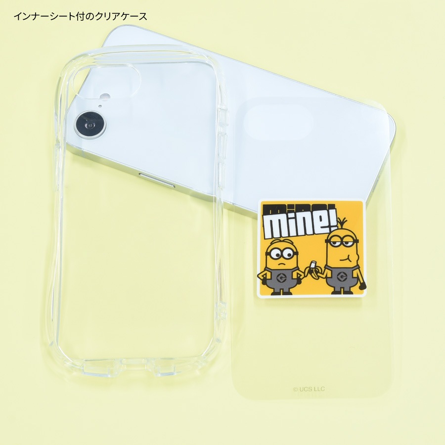 『怪盗グルー／ミニオンズ』シリーズ iPhone16e 対応 クリスタルクリアケース