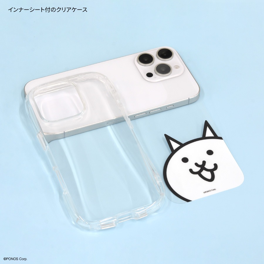 にゃんこ大戦争 iPhone16 Pro 対応 クリスタルクリアケース | な行