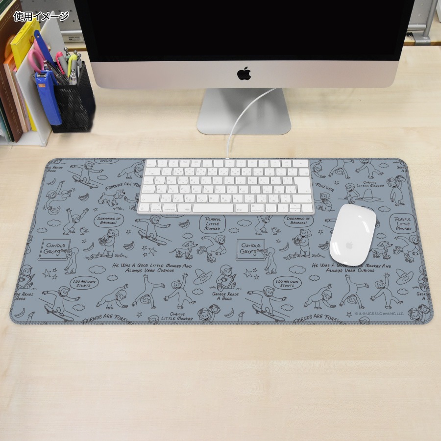 おさるのジョージ デスクマット