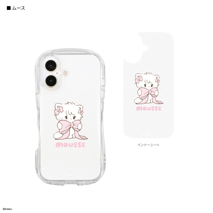 Lil ala mode iPhone17 対応 クリスタルクリアケース