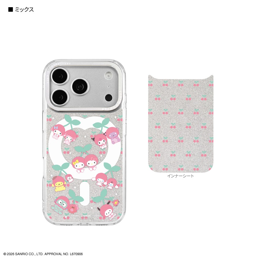 9月下旬発売予定 サンリオキャラクターズ Camera Frame iPhone18 Pro