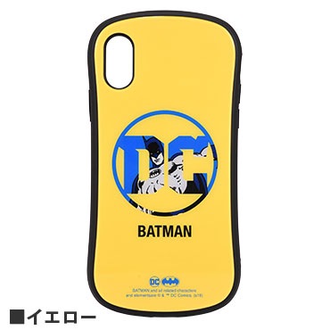 【ネット限定】バットマン iPhoneXS/X対応ハイブリッドガラスケース