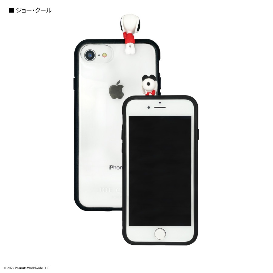 ピーナッツ　フレーム IIIIfit Clear iPhoneSE(第2世代)/8/7/6s/6対応ケース