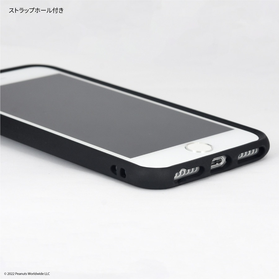 ピーナッツ　フレーム IIIIfit Clear iPhoneSE(第2世代)/8/7/6s/6対応ケース